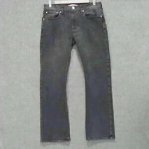 PACSUN Skinny Boot Jeans Womens Size 31 Distressed Black Denim
